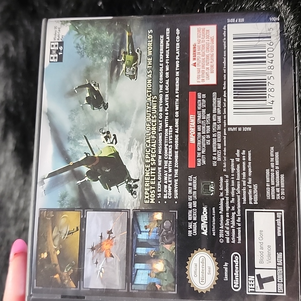 Call of Duty: Black Ops for Nintendo DS - Black. USED. - Picture 8 of 9
